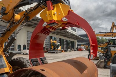 HydroFIX Bohrrohrgreifer für RADLADER