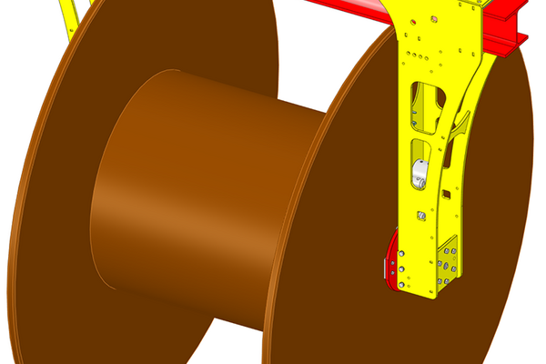 KabelFIX für Kabeltrommeln bis 5,5 t Gewicht